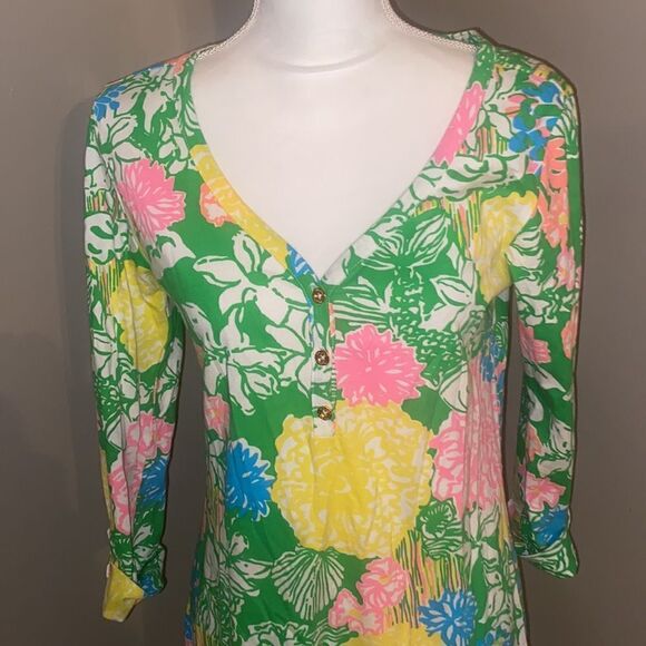 Lilly Pulitzer “Hibiscus Stroll” Palmetto Dress! - Picture 1 of 12